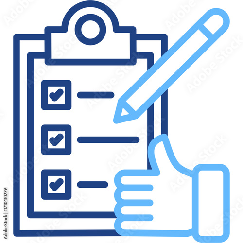Feedback Form line color icon