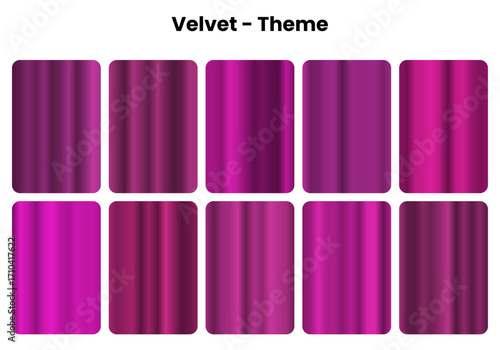 Luxurious velvet gradients with rich texture, Deep fabric colors for premium design work, Tactile elegance meets opulent sophistication