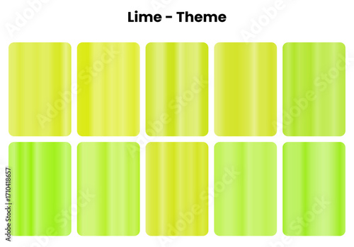 Vibrant lime gradients with tropical zest, Green citrus energy for fresh design concepts, Electric freshness meets bold color statements
