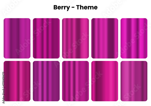 Mixed berry gradients with natural sweetness, Purple fruit tones for organic design themes, Wild harvest colors inspire creative expression