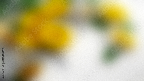 Blurred Yellow Flowers Abstract Floral Background Texture