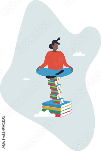 Best book to help entrepreneur success in business, knowledge or skill to succeed and overcome obstacle.business concept.about a man and his life.