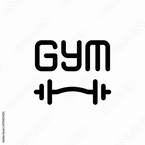 gym sports icon sign vector