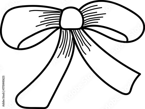 Elegant Bow Sketch