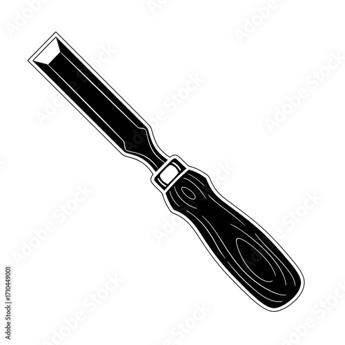 Chisel Silhouette