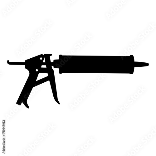 Caulking Gun Silhouette