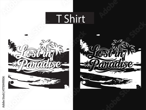 yostinj paradise Shapes T-shirt Vector