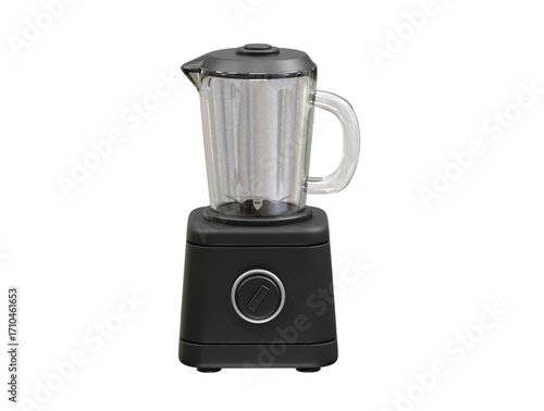 Electric blender machine icon 3d render illustration