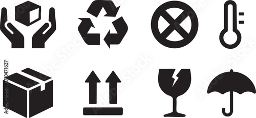 Careful Handling Icons