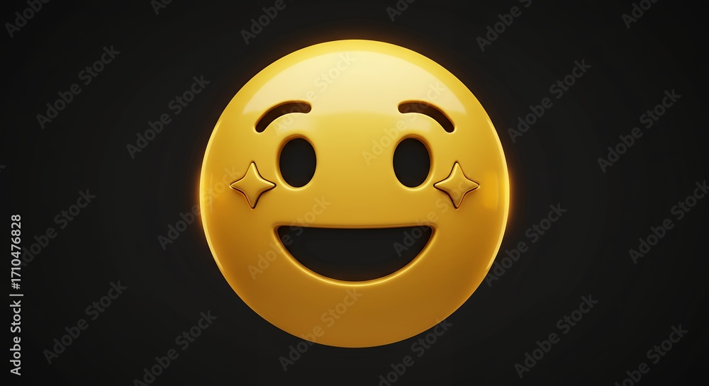 Fototapeta premium Smiling emoji design