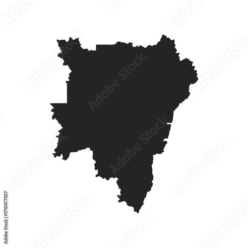 amazonas state map showing the brazilian border for travel guides tourism geography and educational resources