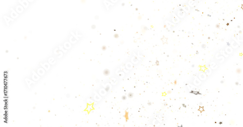 Soft pastel stars on white ...