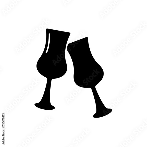Icon a Stemware, isolated against a clean background.