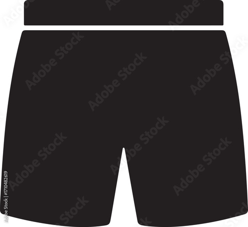 Shorts Icon Clothing Apparel Symbol Fashion Design