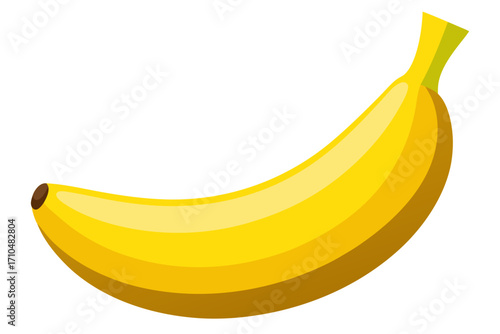 banana isolated on white