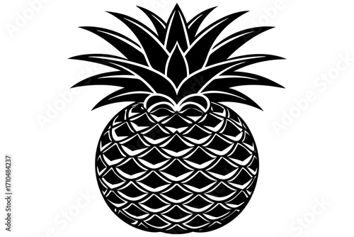pineapple vector illustration