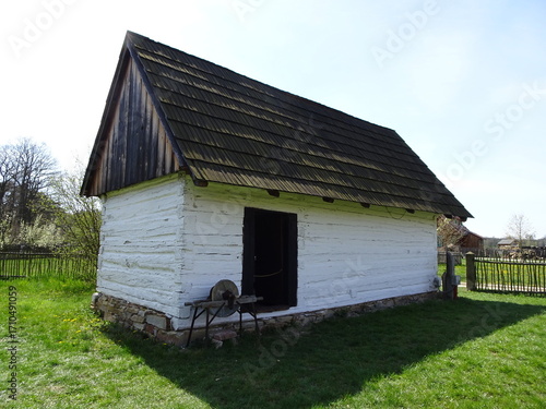 old wooden house