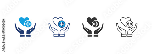 Healthcare Icon Set Multiple Style Collection