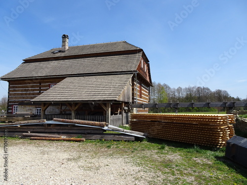 old wooden house