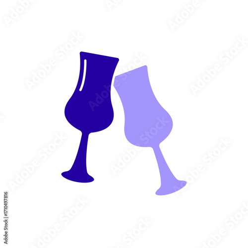 Icon a Stemware, isolated against a clean background.