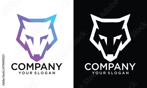 Head Fox Logo Design With Simple And Creative Concept