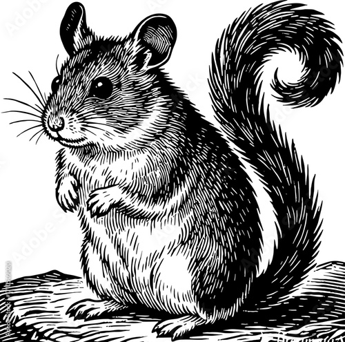Ilustration vector of mouse animal for icon logo