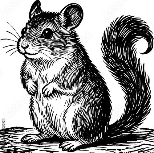 Ilustration vector of mouse animal for icon logo