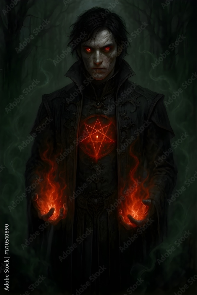 Fototapeta premium vampire in the dark