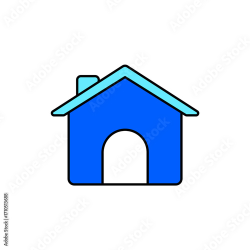 Icon a Gingerbread House, isolated against a clean background.