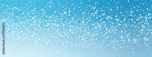 Light blue background with many small white specks