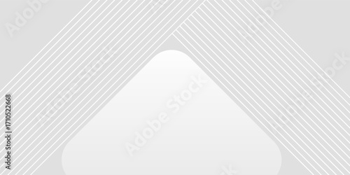 background design with diagonal line pattern in grey colour. Vector white horizontal template for business banner, formal invitation backdrop, luxury.