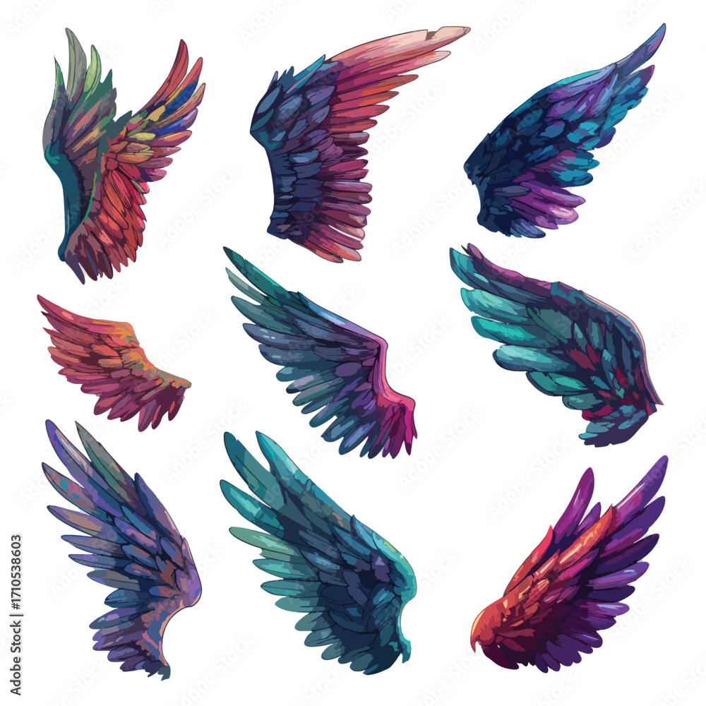 Fototapeta premium broken angel wings