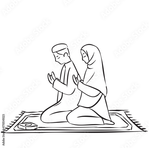 Islamic Handdrawn Icon Vector