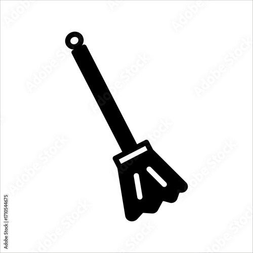 Floor mop icon. Trendy Floor mop logo concept on transparent background from cleaning collection