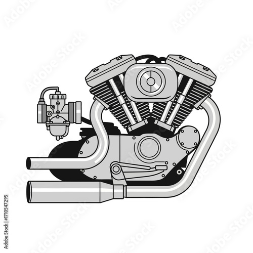 Motorcycle Engine Diagram