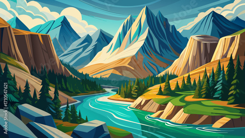 Kootenay National Park, part of Canada’s Rocky Mountain Parks, presents sculpted limestone canyons, turquoise rivers, and ancient glaciers, offering a quieter alternative to its famous neighbors.