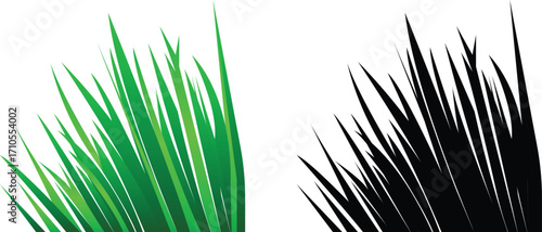 unique lawn icon silhouette