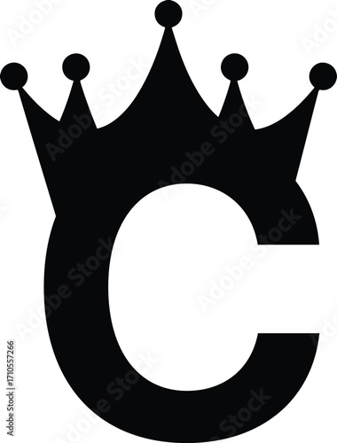  letter c crown icon
