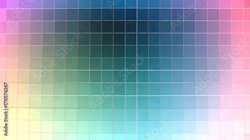 Colorful gradient grid pattern