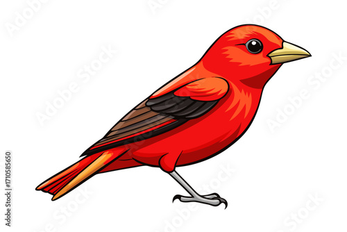 robin on a branch