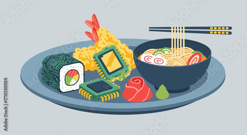 Creative Fusion of Technology and Traditional Japanese Cuisine.