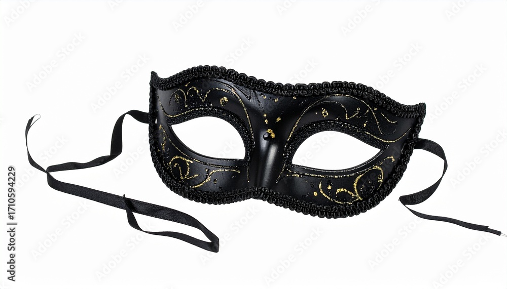 Fototapeta premium black carnival mask
