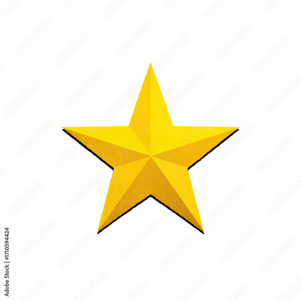 Fototapeta premium Golden Star Illustration