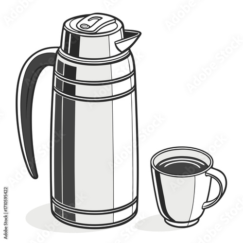 stainless steel thermos