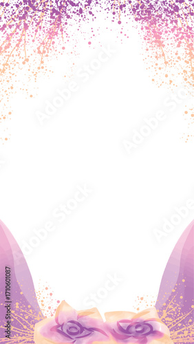 Rose and Baby Breath for Wallpaper or Story.eps