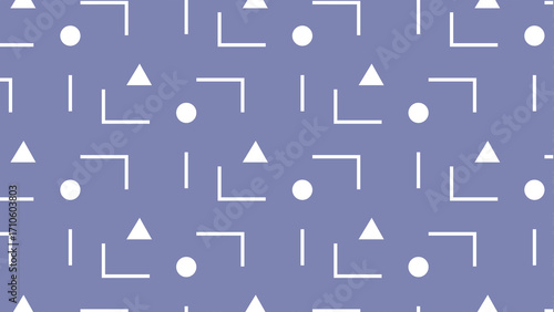 Geometric vector pattern multicoloured