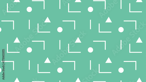 Geometric vector pattern multicoloured