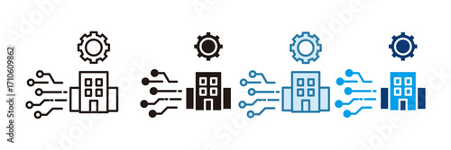 Adaptation Icon Set Multiple Style Collection