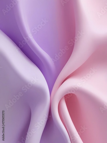 abstract pastel folds in lavender and pink with smooth flowing texture