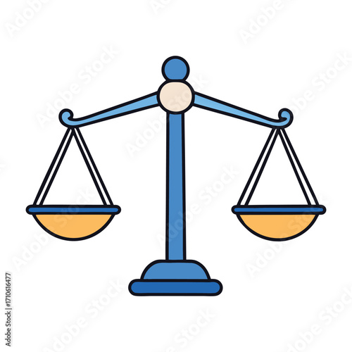 Golden scales of justice symbolize fairness and balance, representing equality, law, and impartial judgment in courts and legal systems worldwide. 
